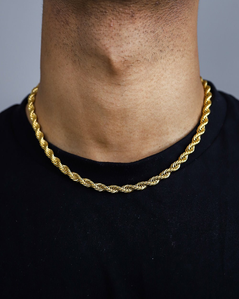 ROPE CHAIN. - 6MM GOLD