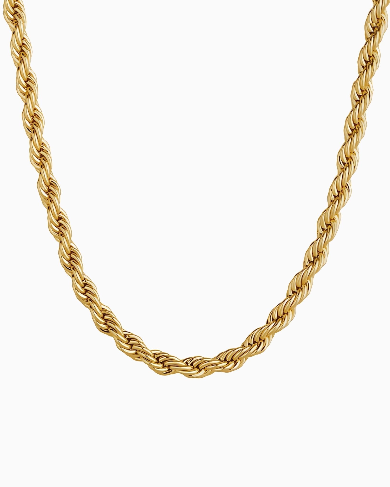ROPE CHAIN. - 6MM GOLD