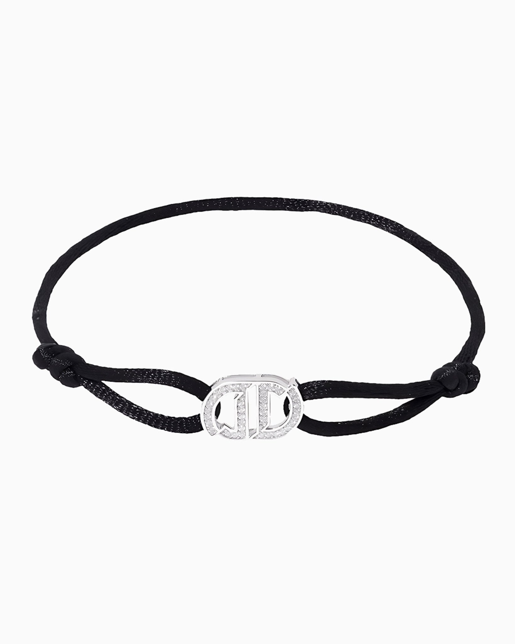 MOISSANITE INFINITY CORD BRACELET.